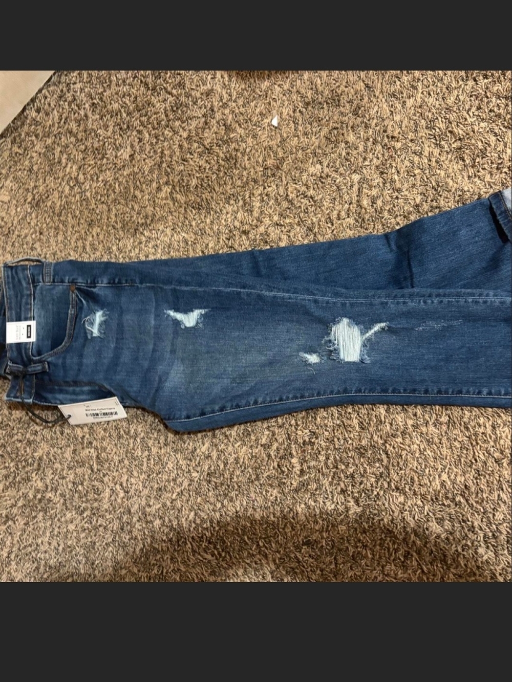 Judy Blue Medium Blue Distressed Ankle Jeans